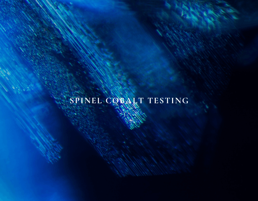 Cobalt content analysis for spinel classification
