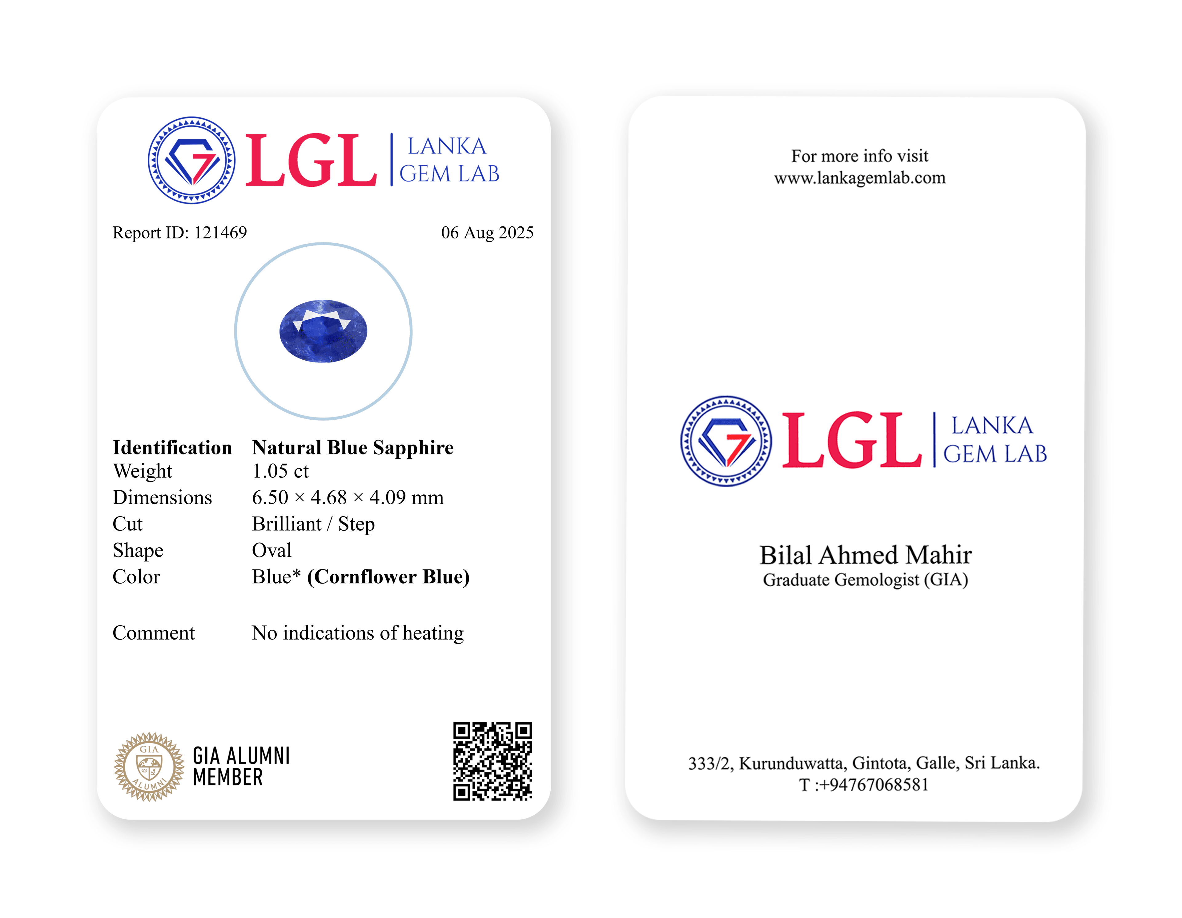 Card Certificate