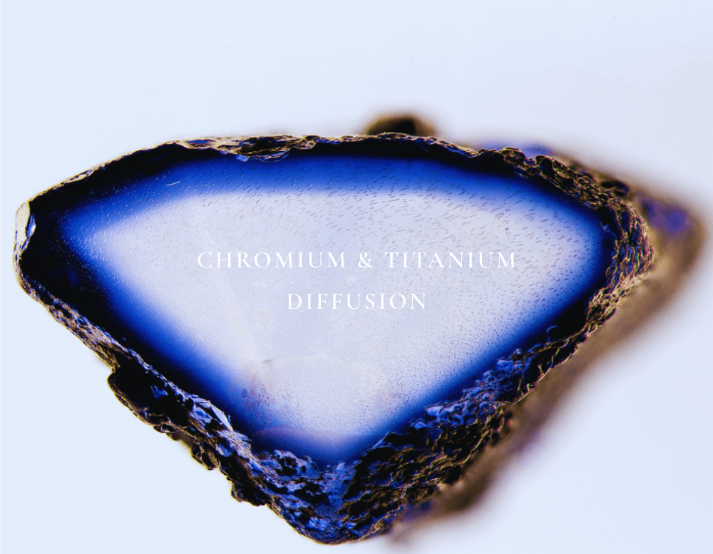 Chromium and titanium diffusion treatment detection