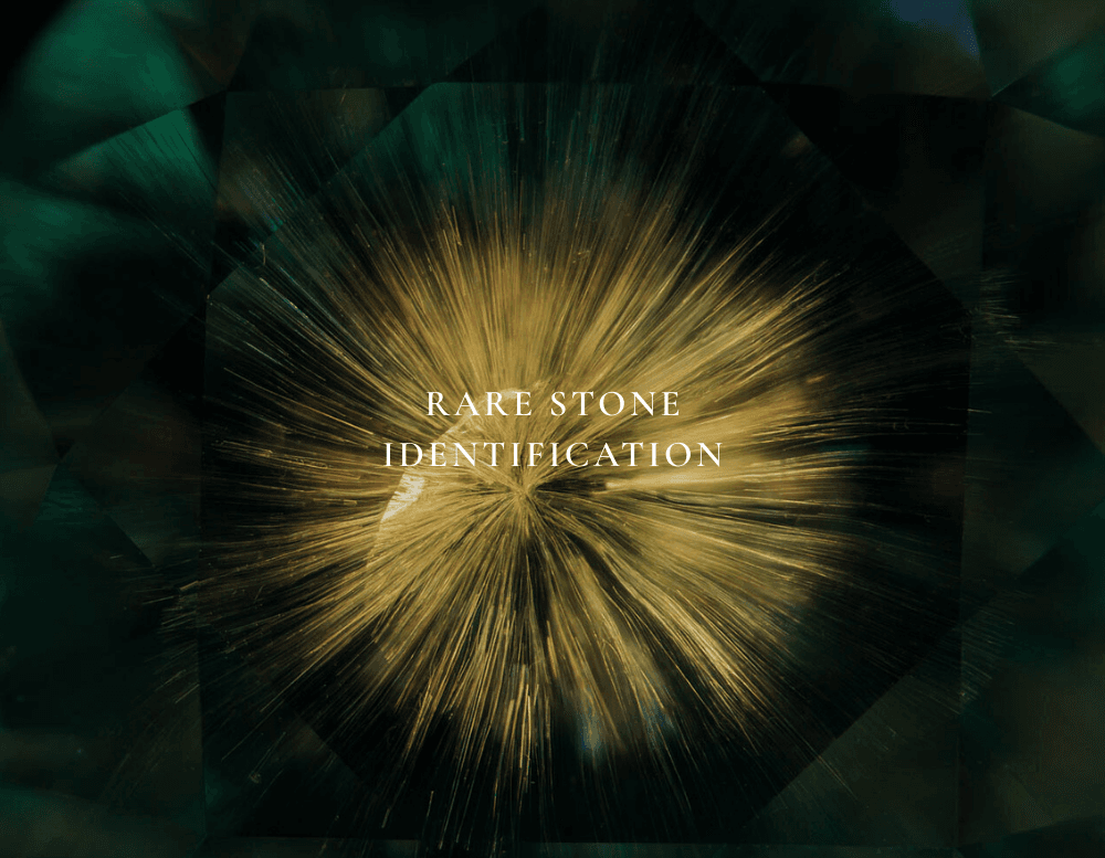 Spectroscopic and microscopic rare stone identification